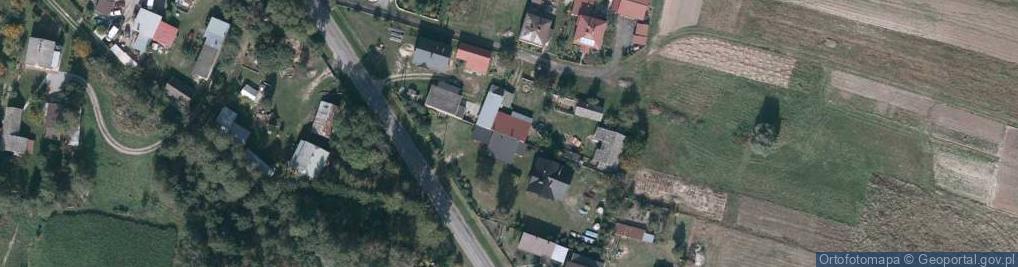 Zdjęcie satelitarne Kąty Trzebuskie ul.