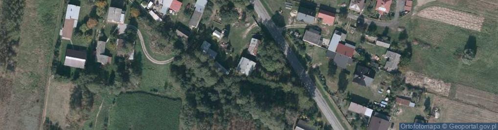 Zdjęcie satelitarne Kąty Trzebuskie ul.
