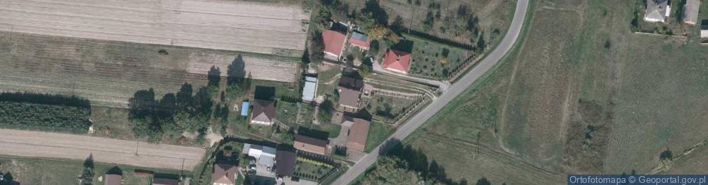 Zdjęcie satelitarne Kąty Trzebuskie ul.