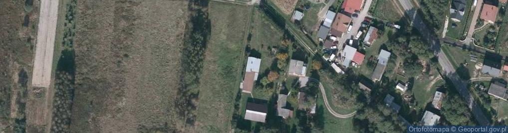 Zdjęcie satelitarne Kąty Trzebuskie ul.