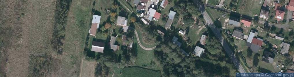 Zdjęcie satelitarne Kąty Trzebuskie ul.