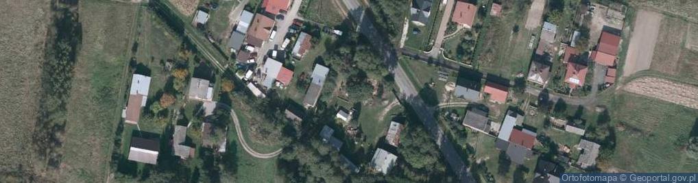 Zdjęcie satelitarne Kąty Trzebuskie ul.