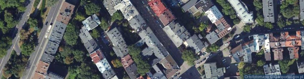 Zdjęcie satelitarne Karmelicka ul.