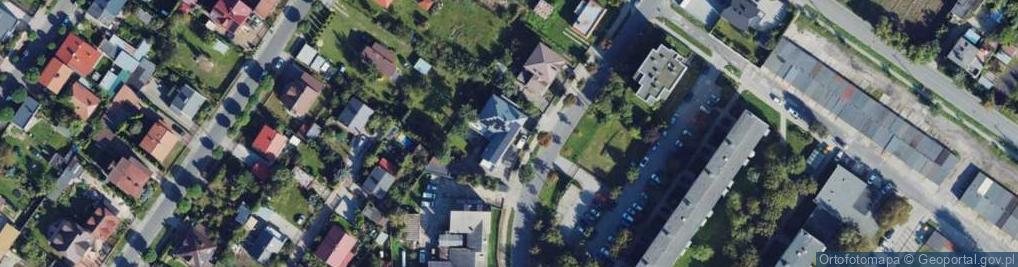 Zdjęcie satelitarne Kasztanowa ul.