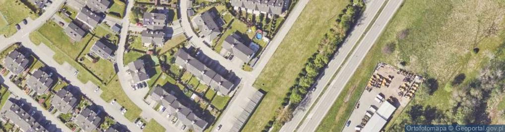 Zdjęcie satelitarne Kasztanowa ul.