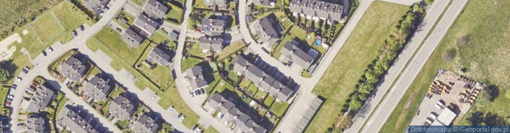 Zdjęcie satelitarne Kasztanowa ul.