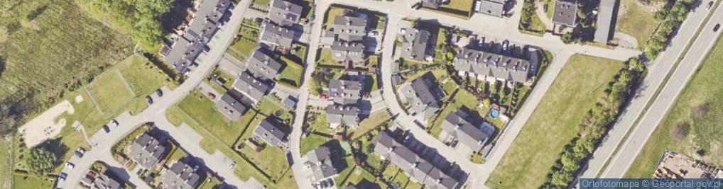 Zdjęcie satelitarne Kasztanowa ul.