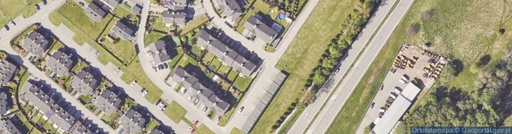 Zdjęcie satelitarne Kasztanowa ul.