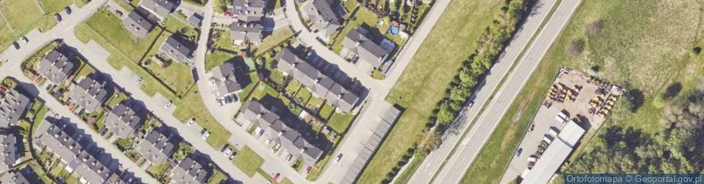 Zdjęcie satelitarne Kasztanowa ul.