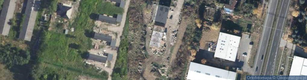Zdjęcie satelitarne Kamienna ul.