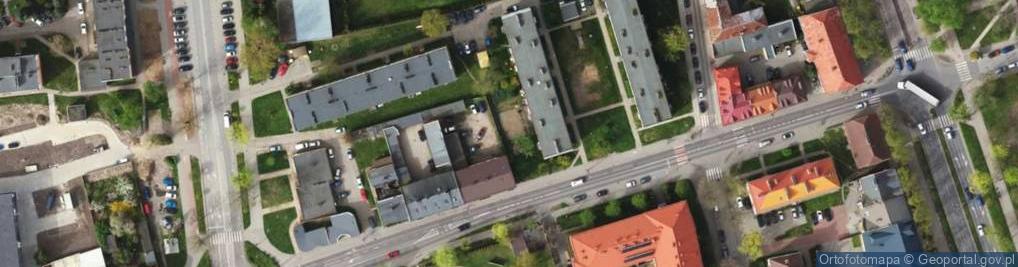Zdjęcie satelitarne Kaliska ul.