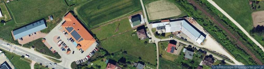 Zdjęcie satelitarne Kaniów ul.