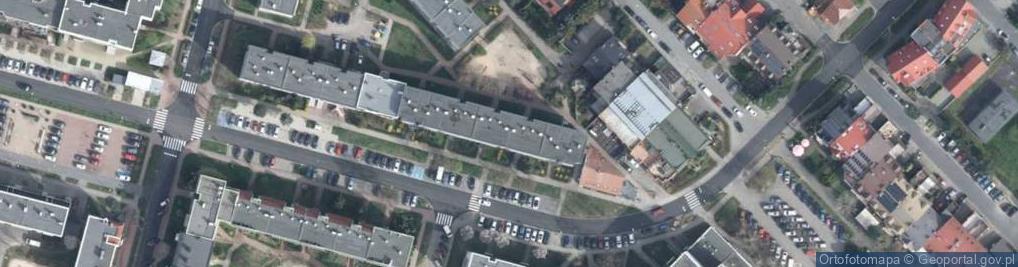 Zdjęcie satelitarne Kamienna ul.