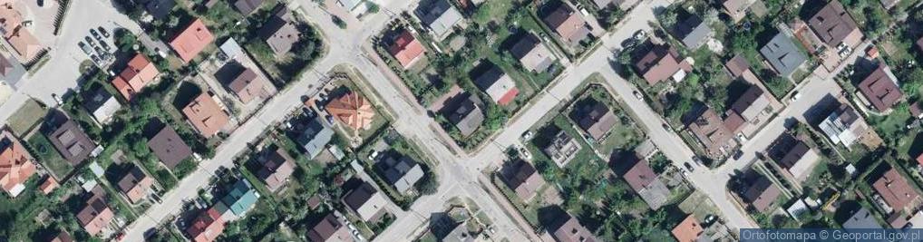 Zdjęcie satelitarne Kasztanowa ul.