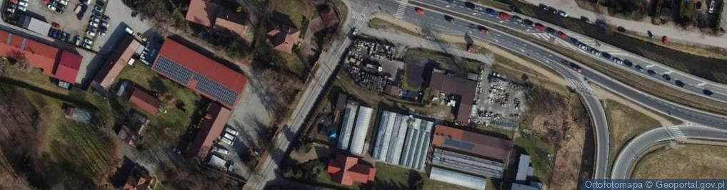 Zdjęcie satelitarne Kasztanowa ul.