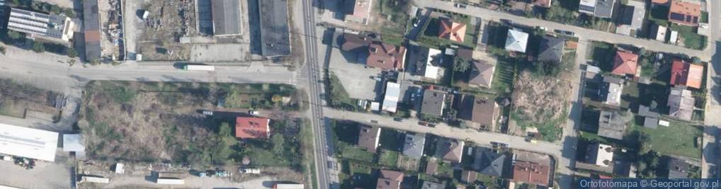 Zdjęcie satelitarne Kasztanowa ul.