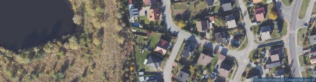 Zdjęcie satelitarne Kasztanowa ul.