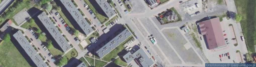 Zdjęcie satelitarne Kałuży, ks. ul.