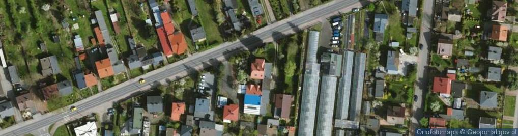 Zdjęcie satelitarne Karolinowska ul.