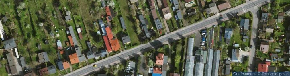 Zdjęcie satelitarne Karolinowska ul.