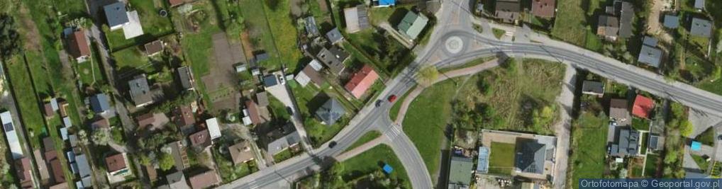 Zdjęcie satelitarne Karolinowska ul.