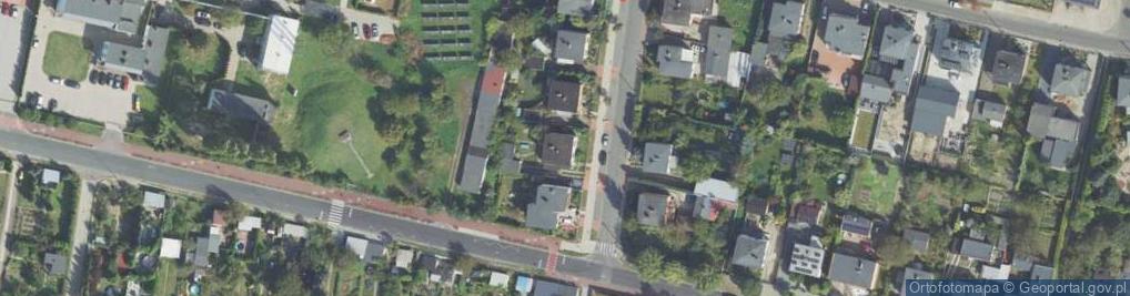 Zdjęcie satelitarne Kasztanowa ul.