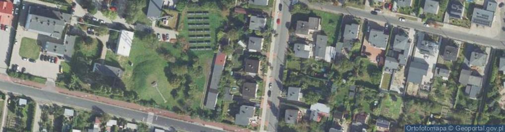 Zdjęcie satelitarne Kasztanowa ul.
