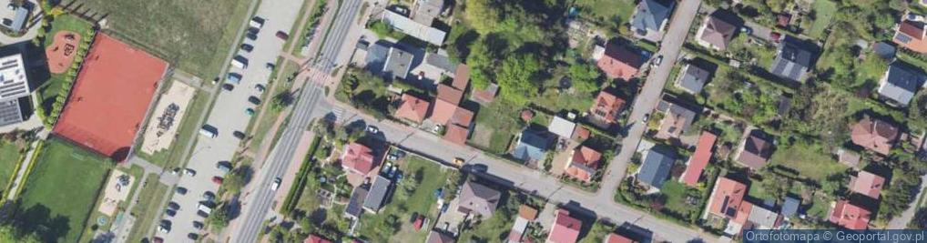 Zdjęcie satelitarne Kasztanowa ul.