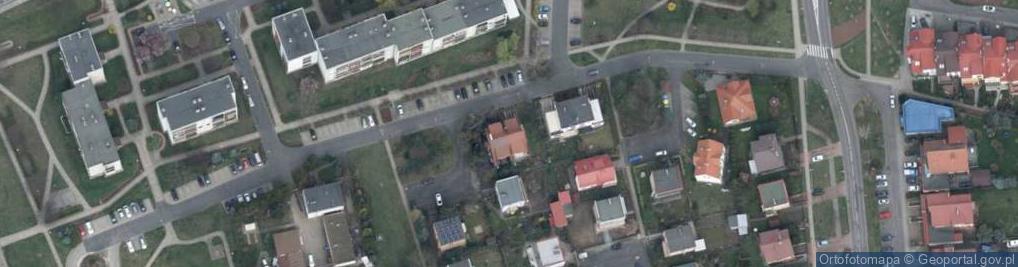 Zdjęcie satelitarne Kasztanowa ul.