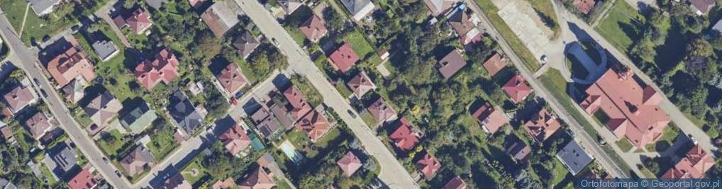 Zdjęcie satelitarne Kazanowska ul.