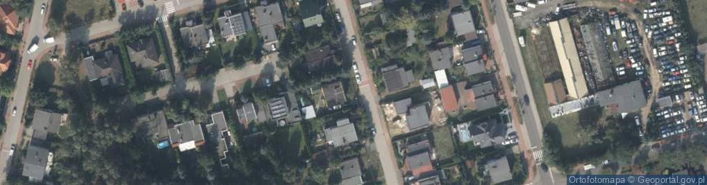 Zdjęcie satelitarne Kasztanowa ul.