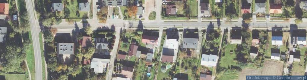 Zdjęcie satelitarne Kasztanowa ul.