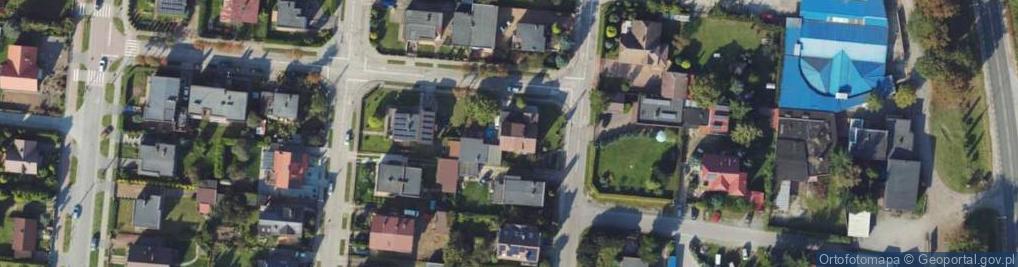 Zdjęcie satelitarne Kasztanowa ul.