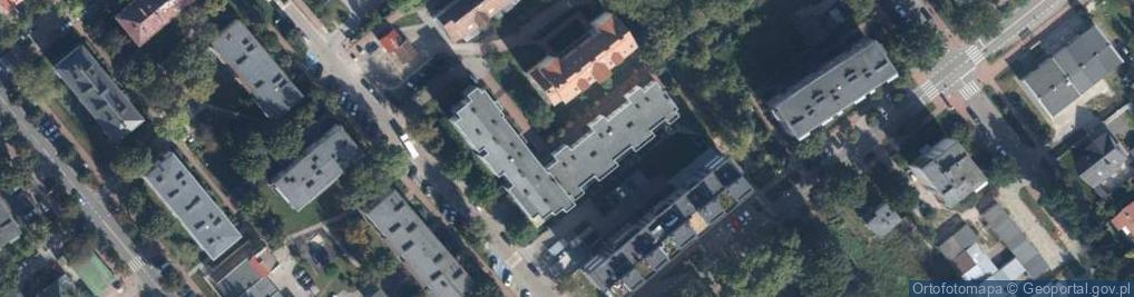 Zdjęcie satelitarne Kaniowczyków ul.