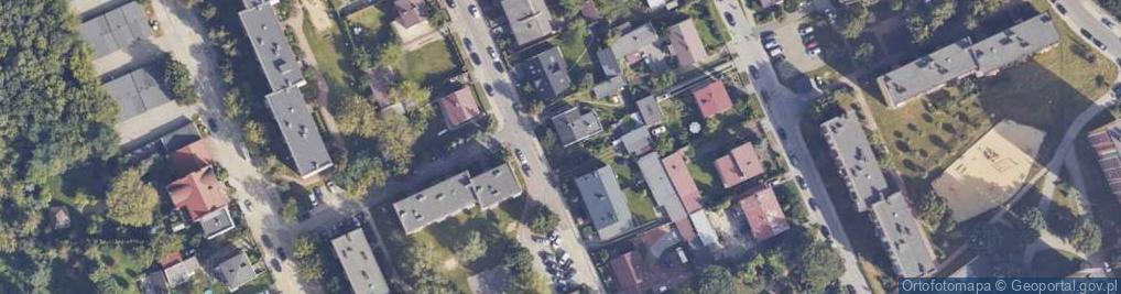 Zdjęcie satelitarne Kasztanowa ul.