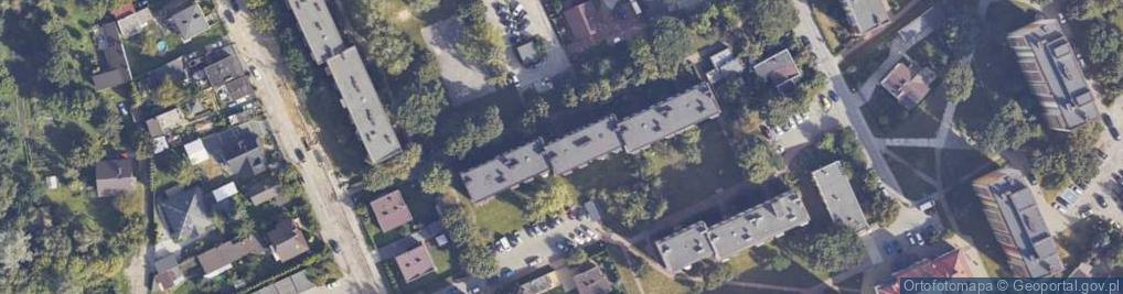 Zdjęcie satelitarne Kasztanowa ul.