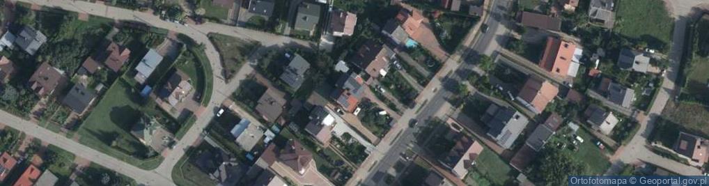 Zdjęcie satelitarne Kasztanowa ul.