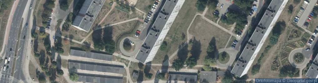 Zdjęcie satelitarne Kaliny Antoniego ul.
