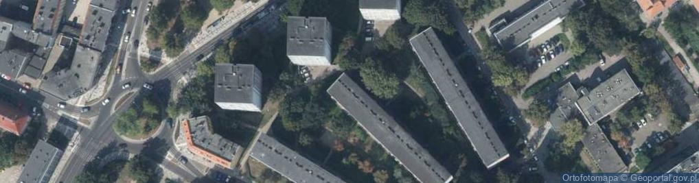 Zdjęcie satelitarne Kadłubka Wincentego, bp. ul.