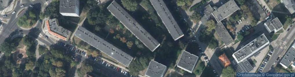 Zdjęcie satelitarne Kadłubka Wincentego, bp. ul.