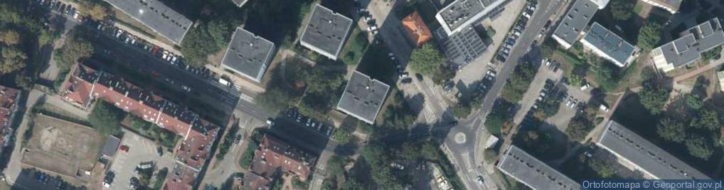 Zdjęcie satelitarne Kadłubka Wincentego, bp. ul.