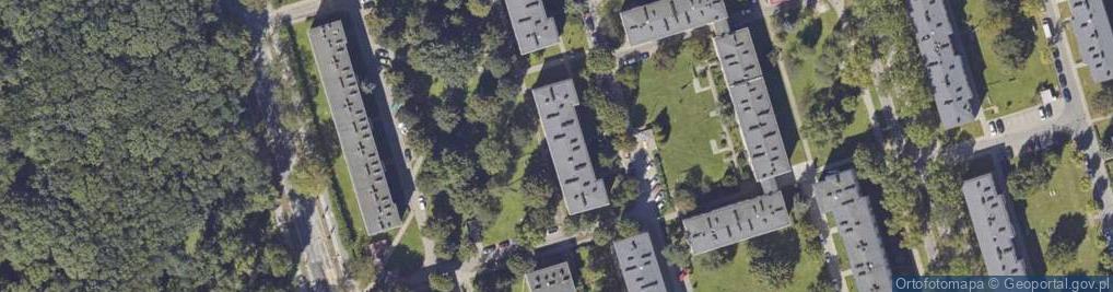 Zdjęcie satelitarne Kasztanowa ul.