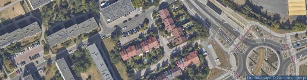 Zdjęcie satelitarne Kaliskiego Sylwestra ul.