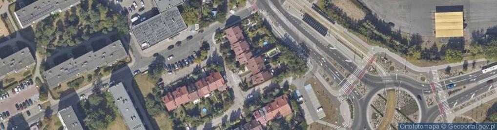 Zdjęcie satelitarne Kaliskiego Sylwestra ul.