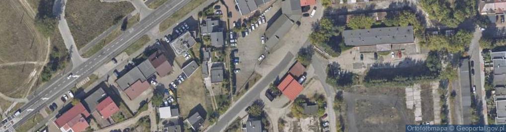 Zdjęcie satelitarne Kasztanowa ul.
