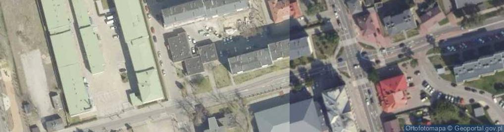 Zdjęcie satelitarne Kączkowskiego Stanisława ul.
