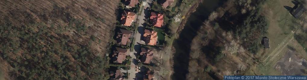 Zdjęcie satelitarne Kalinowej Łąki ul.