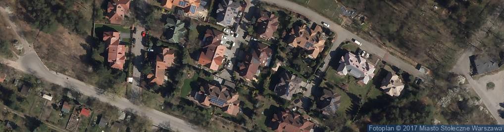 Zdjęcie satelitarne Kalinowej Łąki ul.