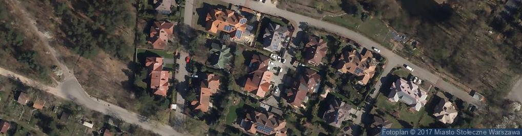 Zdjęcie satelitarne Kalinowej Łąki ul.