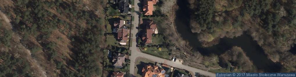 Zdjęcie satelitarne Kalinowej Łąki ul.